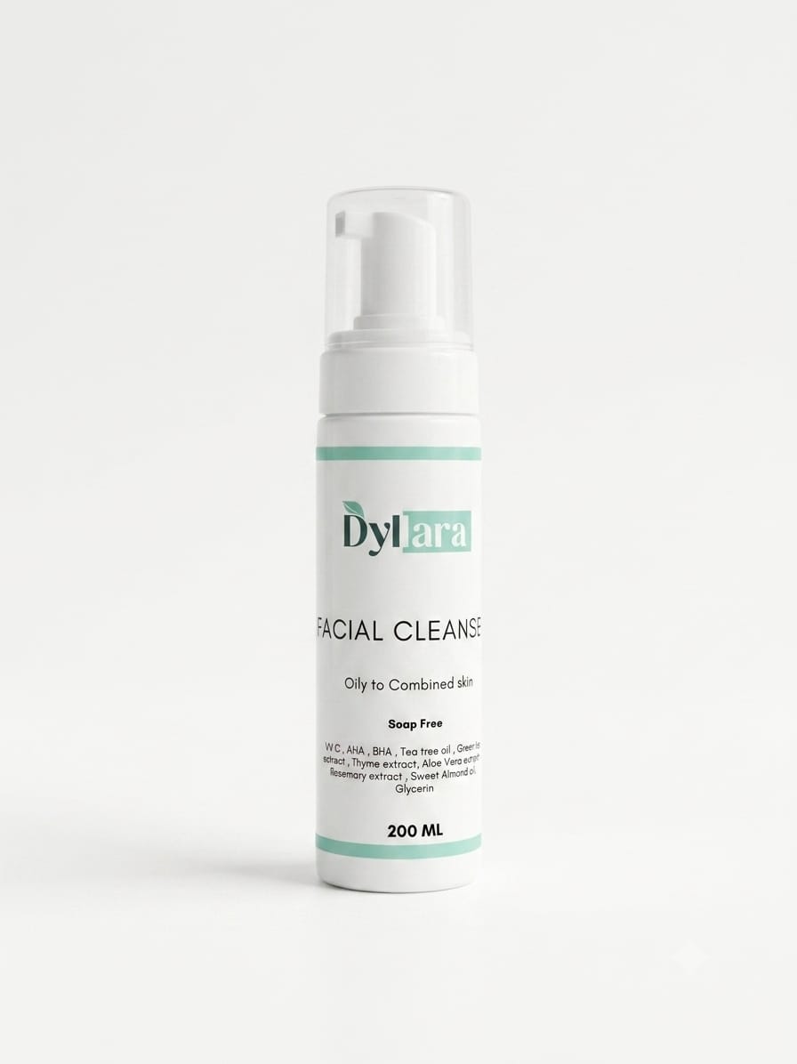 facial foam cleanser غسول فوم للبشرة الدهنية والمختلطة