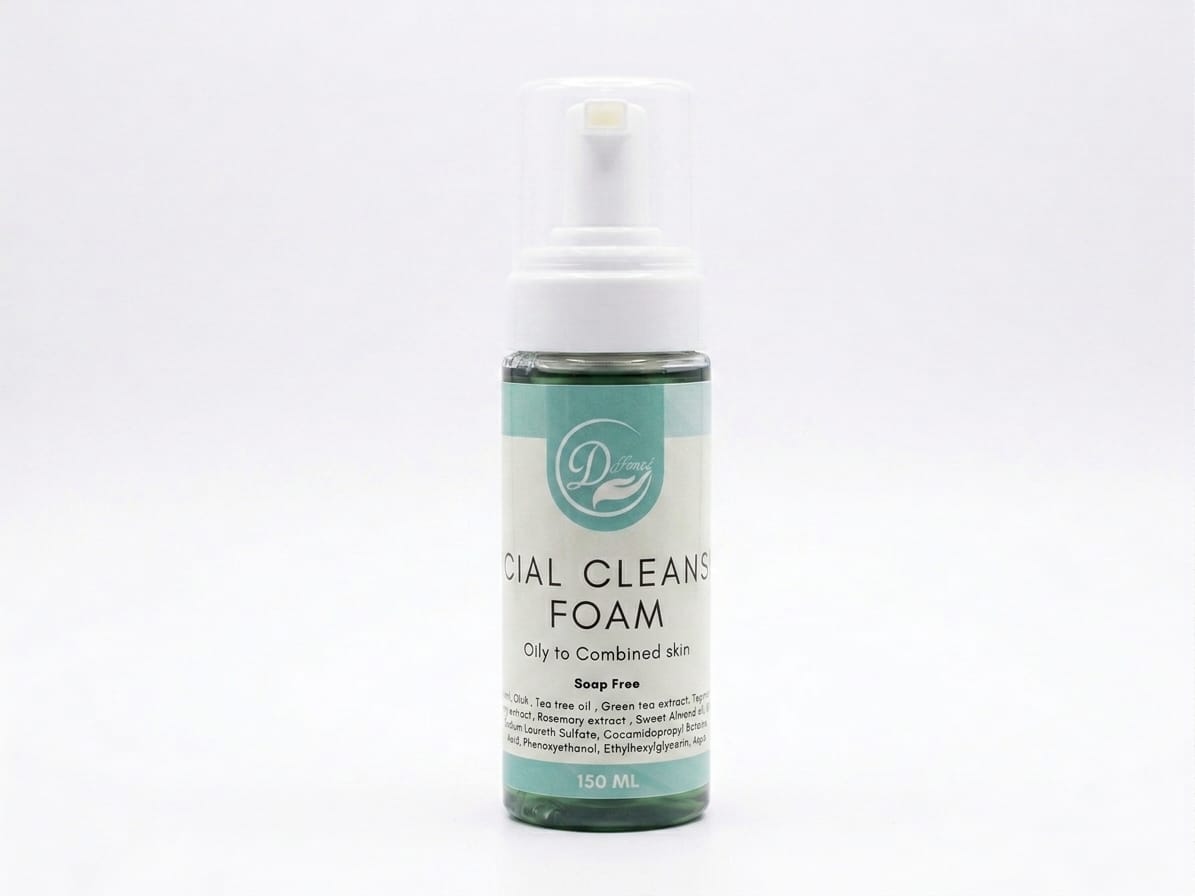 facial foam cleanser غسول فوم للبشرة الدهنية والمختلطة