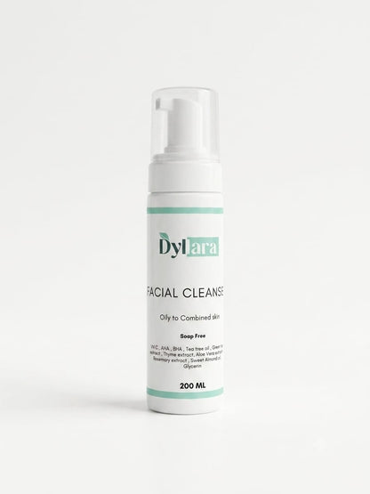 facial foam cleanser غسول فوم للبشرة الدهنية والمختلطة